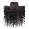 Brazilian Deep Wave Human Hair Bundles with Free-Part Closure, 3 Bundles view 3