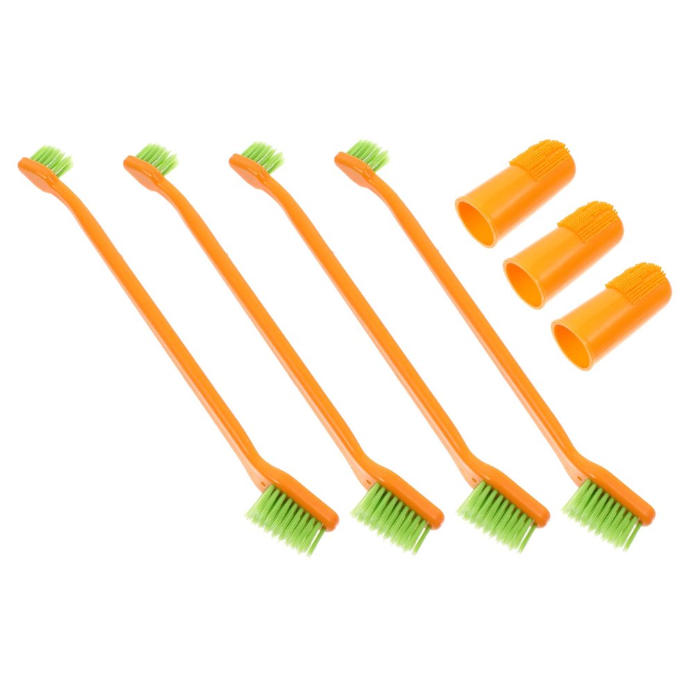POPETPOP Dog Toothbrush with Dual Head Design