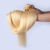 LUCBEI 613 Blonde Brazilian Straight Human Hair Bundles, 3 Bundles, 18" view 2