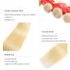LUCBEI 613 Blonde Brazilian Straight Human Hair Bundles, 3 Bundles, 18" view 4