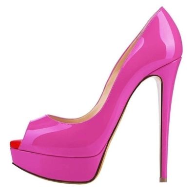 QIANKUN Sexy Women's Open-Toe Platform Stiletto High Heels