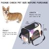Airline-Approved Soft Pet Carrier, Watercolor Animals, Foldable view 2