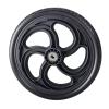 GHARAZ 12-Inch Manual Wheelchair Rear Wheel, 12 x 1.75, Non-Pneumatic, Anti-Slip (Black, 1 pc) view 1