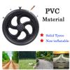 GHARAZ 12-Inch Manual Wheelchair Rear Wheel, 12 x 1.75, Non-Pneumatic, Anti-Slip (Black, 1 pc) view 3