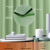 Privacy Blackout Curtain 120 x 200 cm (H x W), Grommet Panel, Soft and Lightweight, Green, 1 Piece view 4