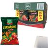 funny-frisch Cornados Sweet Chili Corn Snack, 16-Pack (16 x 80 g Bags) + usy Block view 1