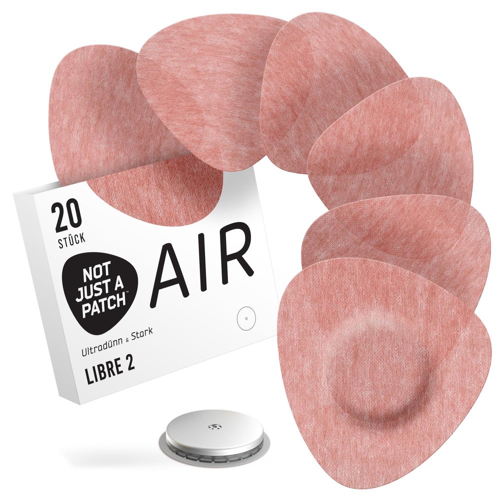 Not Just a Patch Air Freestyle Libre 2 Sensor Patch, 20-Pack, Brown