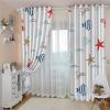 BOVZOX 3D Blackout Curtains, 2-Pack, 132 x 210 cm, Colorful Cartoon and Goldfish Print view 2