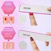 50-Piece 80/80 Grit Nail Files for Gel and Acrylic Nails view 3