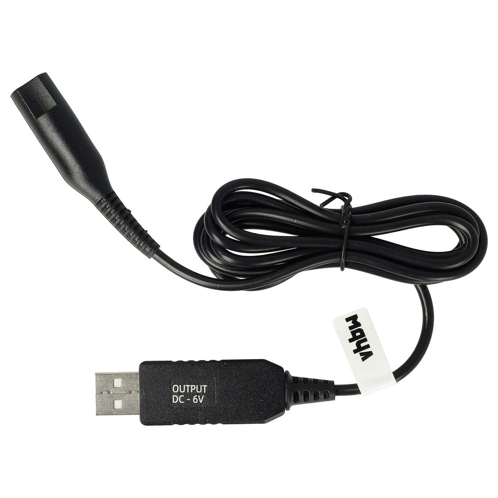 vhbw Charging Cable Compatible with Braun Cruzer 5 HC5090 (Type 5427), Head Hair Clipper HC3050 Shaver, 120 cm