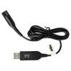vhbw Charging Cable Compatible with Braun Cruzer 5 HC5090 (Type 5427), Head Hair Clipper HC3050 Shaver, 120 cm view 1