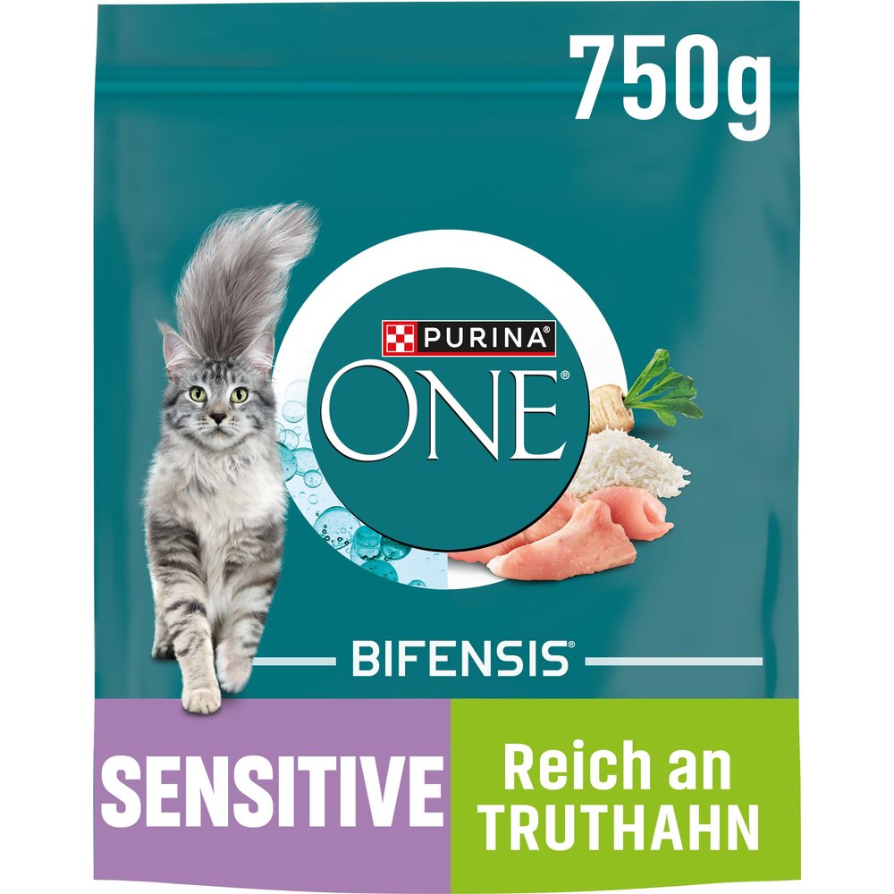 PURINA ONE BIFENSIS Sensitive, Rich in Turkey, 6 x 750 g