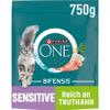 PURINA ONE BIFENSIS Sensitive, Rich in Turkey, 6 x 750 g view 1