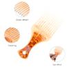 LALAFINA 3-Piece Hair Pick Comb Set for Curly Hair, Coffee Color view 2