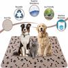 PcBbGa Washable Pet Pee Pad, Waterproof Reusable Dog Urine Mat, Non-Slip, Coffee, 45 x 60 cm view 4