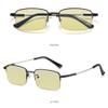 FREAZE Half-Frame Multifocus Reading Glasses, 1.0–3.5, Anti-Blue-Light, Black, +2.5 view 2