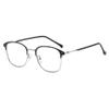 FREAZE Round Photochromic Progressive Multifocus Reading Glasses, Blue-Light Computer Glasses, Fashion Eyewear for Women and Men, 1.0–3.5 (Silver, 1.5) view 1