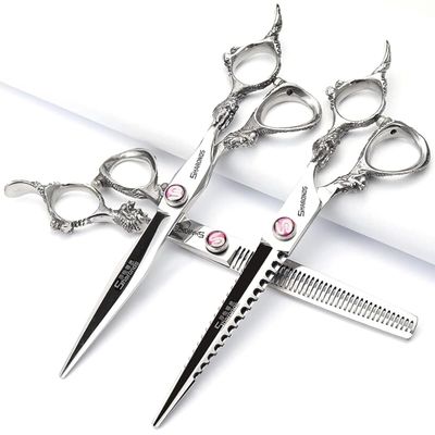 Professional Hairdressing Scissors, 45 cm, 50 cm, 22.9 cm, 3-Piece Set