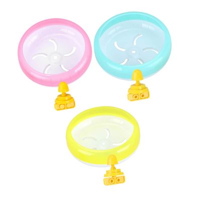 Quiet Hamster Wheel Toy for Small Animals, 3 Pieces