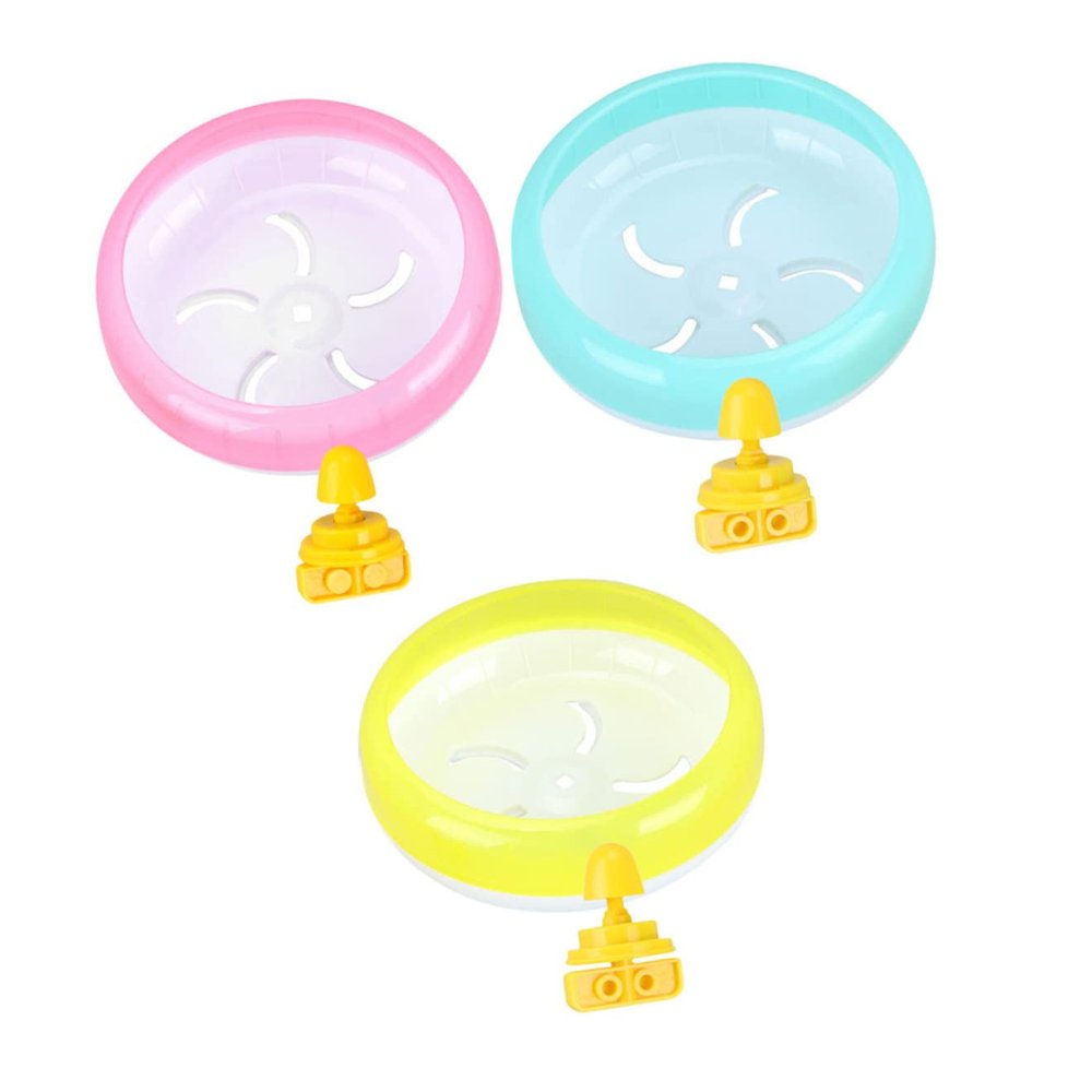 Quiet Hamster Wheel Toy for Small Animals, 3 Pieces