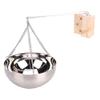 Akozon 20 cm Stainless Steel Sauna Aromatherapy Bowl with Holder view 1