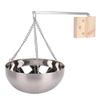 Akozon 20 cm Stainless Steel Sauna Aromatherapy Bowl with Holder view 3
