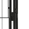 vidaXL 32-Piece Black Steel Dog Playpen 100 x 50 cm view 4