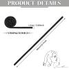 Hoteam Flexible Ponytail Holders for Thick, Curly Hair and Dreadlocks, Black, Gray and Brown view 2