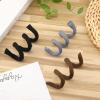 Hoteam Flexible Ponytail Holders for Thick, Curly Hair and Dreadlocks, Black, Gray and Brown view 4