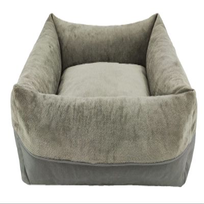CAZO Harmony Dog or Cat Bed, 120 x 95 x 26 cm, Interior 80 x 60 cm, Size XL, Gray, L6910/D
