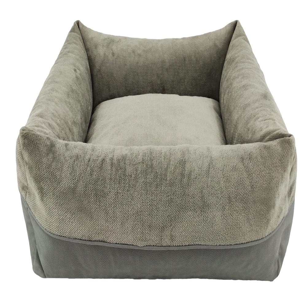 CAZO Harmony Dog or Cat Bed, 120 x 95 x 26 cm, Interior 80 x 60 cm, Size XL, Gray, L6910/D