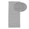 carpetfine Sina Wool Rug, Soft Gray Runner, 75 x 200 cm view 1