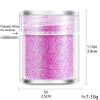 ONEMTB Nail Art Glitter Sequins, 8-Color Pink Gradient view 4