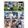 2-in-1 Lightweight Pet Stroller and Carrier Backpack, Blue view 3