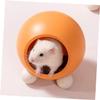 Mipcase Hamster Nest for Small Pets, Warm Plastic Sleeping House with Private Hideaway view 4
