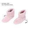 Fockety Heated Foot Warmer Slippers, Warm Breathable Non-Slip Flannel USB-Powered Shoes view 4
