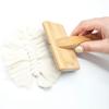 Staccatory Tassel Brush Macrame Carpet Weaving Cotton Rope Grooming Comb view 3