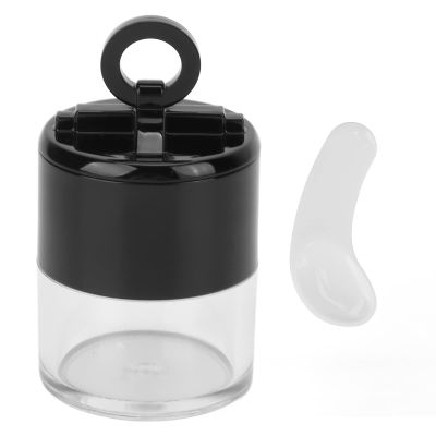 Mini Portable Empty Loose Powder Container with Flocked Puff