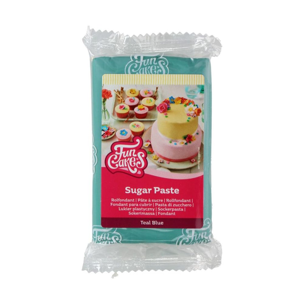 FunCakes Roll Fondant, Teal Blue, 250 g