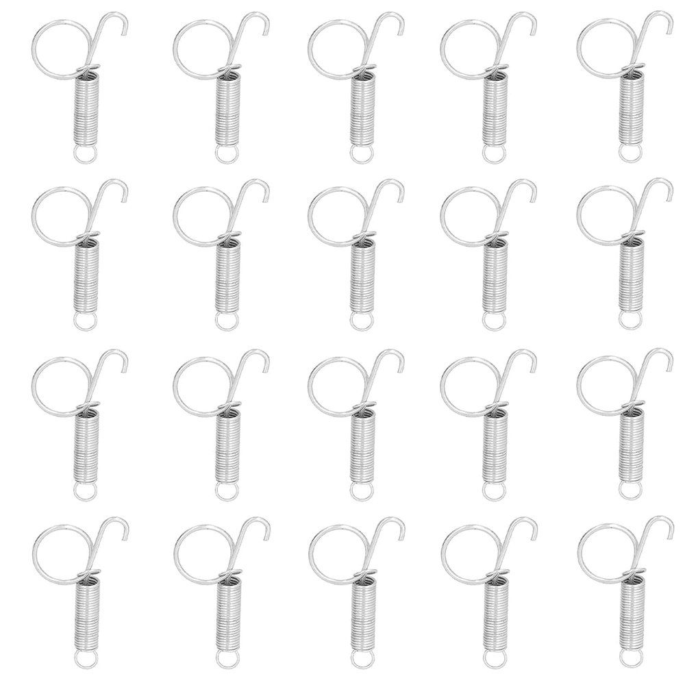 BAOFUYA Cage Door Springs, 20 Pieces, Multifunctional Spring Latches