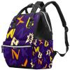 Multifunktionaler wasserdichter Wickelrucksack, großes Fassungsvermögen, psychedelisch, mehrfarbig 9, One Size view 1