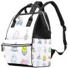 Large-Capacity Multifunctional Waterproof Diaper Bag Backpack for Moms and Dads, Cat, Multicolor 8, One Size view 1