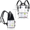 Large-Capacity Multifunctional Waterproof Diaper Bag Backpack for Moms and Dads, Cat, Multicolor 8, One Size view 2