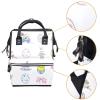 Large-Capacity Multifunctional Waterproof Diaper Bag Backpack for Moms and Dads, Cat, Multicolor 8, One Size view 3