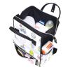 Large-Capacity Multifunctional Waterproof Diaper Bag Backpack for Moms and Dads, Cat, Multicolor 8, One Size view 4