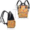 Large-Capacity Diaper Backpack, Multifunctional, Waterproof, for Moms and Dads, Jellyfish, Multicolor 8, One Size view 2