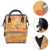 Large-Capacity Diaper Backpack, Multifunctional, Waterproof, for Moms and Dads, Jellyfish, Multicolor 8, One Size view 3