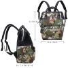 Large-Capacity Multifunctional Waterproof Diaper Backpack for Mom and Dad, Pumpkin, Multicolor 8, One Size view 2