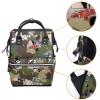 Large-Capacity Multifunctional Waterproof Diaper Backpack for Mom and Dad, Pumpkin, Multicolor 8, One Size view 3