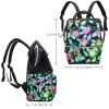 Large-Capacity Multifunctional Waterproof Diaper Backpack for Moms and Dads, Pineapple, Multicolor 7, One Size view 2